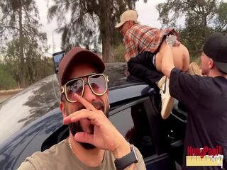 Public Gay Cruising Cholo Fucked Bareback Caught! Hung Papi