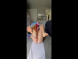 Home early from work and bored, so naturally its time to play with my pussy to pass the time.