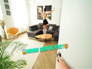 Stepbrother fucks me Really Hard for turning on loud music in the morning