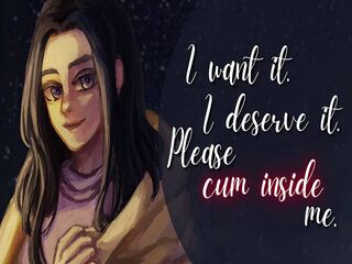 I want it. I deserve it. Please cum inside me.  ASMR Roleplay