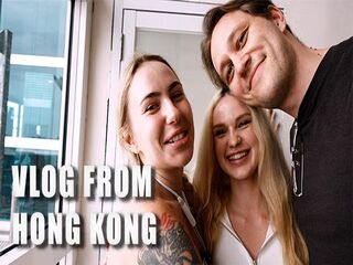 We Took Bella Mur to Hong Kong – Travel Vlog Ends with Wild FFM Threesome